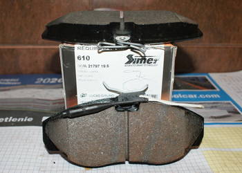 KLOCKI HAMULC. FIAT DUCATO 10,14 99-02 SIMER 610  77362235