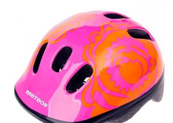 Kask rowerowy Meteor MV6-2 S 48-52 cm Big Flower. XS 44-48cm. 210g