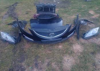 Mazda 6 GH 07- Maska Zderzak Błotniki Chłodnice KOMPLETNY PRZÓD Euro