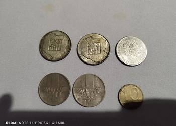 PRL monety stare 100 200 złoty 20 złoty i 5 groszy