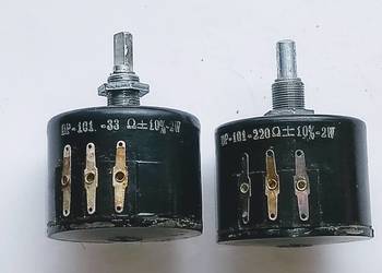 Potencjometry DP-101 220 Ohm i 33 Ohm 2W