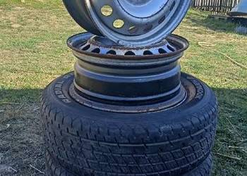 2 koła opony Hankook Radial RA14 225/60 R16C + 2 felgi ET60