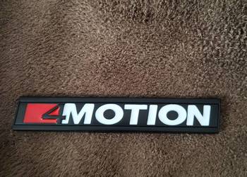 Emblemat 4MOTION VW BLACK – Nowy, Aluminiowy, Metalowe Piny (Gwint)