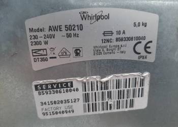 Części do pralki ładowanej od góry Whirlpool drzwi bęben czujnik pompa