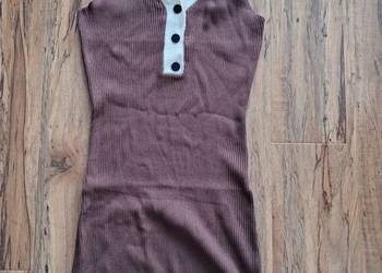 nowa brązowa sukienka rozmiar XS brak metki