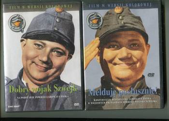 Dobry wojak Szwejk + melduję posłusznie 2 Filmy DVD