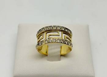 Nowy Złoty pierścionek pr 585 4,40g (Rozmiar 17)