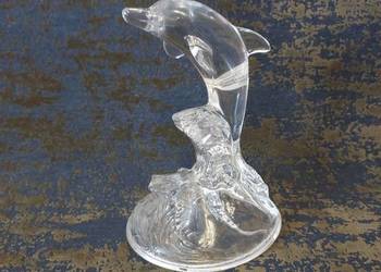 Figurka kryształowa delfina Crystal D'Arques