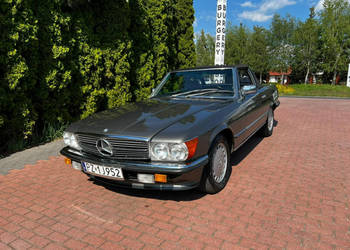 Mercedes SL 560 Zarejestrowany Bardzo ładny stan Nowy dach R107 (1972-1989)