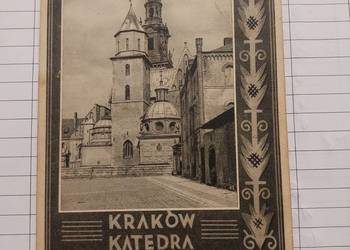 Stara pocztówka kartka pocztowa widokówka Kraków Katedra