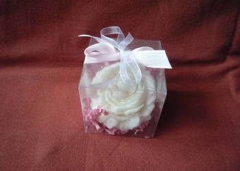 Świeczka Świeca Biała róża w pudełku