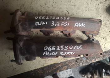 AUDI A4 B7 3,2 FSI AUK kolektor wydechowy 06E253033E  06E253034E