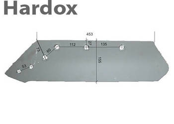 Lemiesz 16 cali 300ha! HARDOX 622173/L części do pługa KUHN