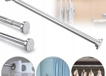 Drążek prysznicowy rozporowy Dmore 70-95 x 60 mm chrom