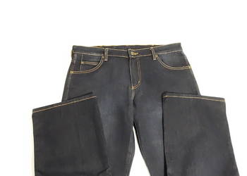 Jeansy męskie ciemne – elastyczne, wygodne – rozmiar W36 52 XL
