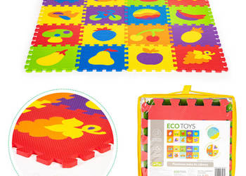 Mata piankowa edukacyjna EVA puzzle 20 elementów 148x119 cm ECOTOYS