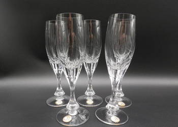 Zestaw kryształowych kieliszków do szampana –Cristall Bettina 5szt.