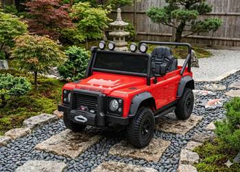 BAWIBUS.PL Autko auto samochód na akumulator LAND ROVER DEFENDER jeep