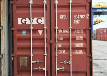 Kontener morski, magazynowy 40'HC, używany, stan CW