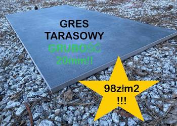 OKAZJA !! Gres Taras / Podjazd STARK GRAPHITE 60x120x2 cm ZOYA