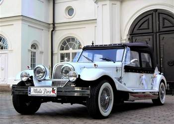 Samochód do ślubu RETRO Auto na wesele Wypożyczalnia limuzyn ślubnych ślub