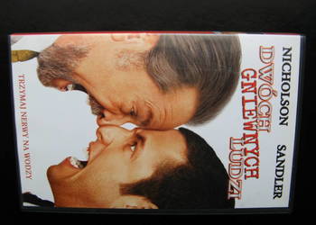 VHS: Dwóch gniewnych ludzi - Jack Nicholson, Adam Sandler, polski lektor