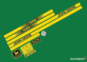 naklejki john deere 1055
