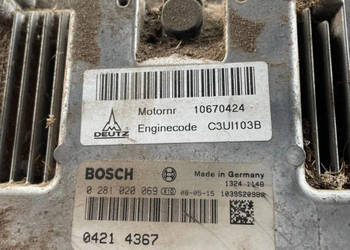 Moduł silnika Deutz fahr Merlo Bosch 0281020069 - Silnika Deutz 2V TCD 201…