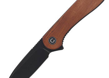 Nóż składany CIVIVI Elementum Flipper Cuibourtia Wood, Black Stonewashed (…