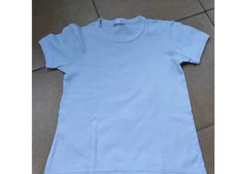 biały top t-shirt dziecięcy top koszulka do szkoły przedszkola uniwersalna
