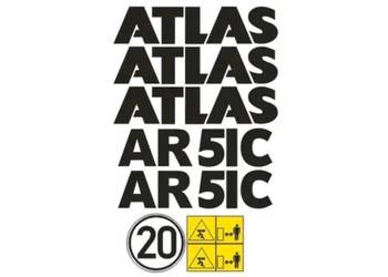 Naklejki oklejenie ATLAS AR 51C Zamiennik