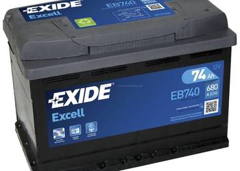 Akumulator 74Ah 680A Exide Excell Akumulator 74Ah 680A Exide Excell