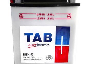 Akumulator motocyklowy 12V 14Ah 135A TAB YB14-A2 (HYB14-A2)