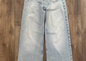Jeansy szerokie nogawki XXS jeansy wide leg