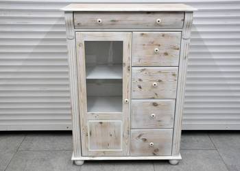 komoda z drewna sosnowego - jak nowa