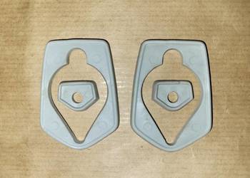 Trabant 601 Wartburg 353 - Nowe szare / jasne podkładki klamek aluminiowych