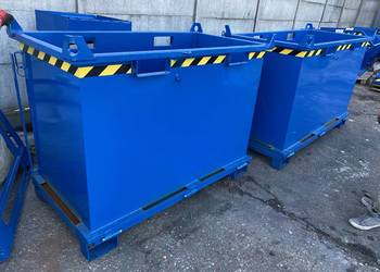 Kontener z klapowym dnem PMDB 2000 L od polskiego producenta