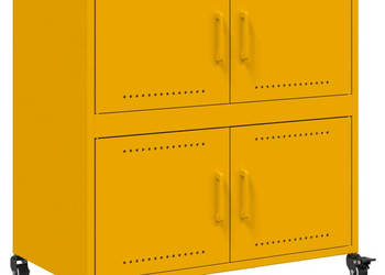 Szafka musztardowa 68x39x72 cm stal WM-846653