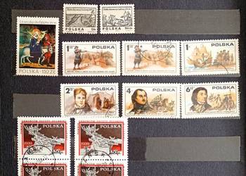 Znaczki czyste i kasowane z lat 1972-1980