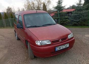 Citroen Berlingo 1.9D, 5osób, hak