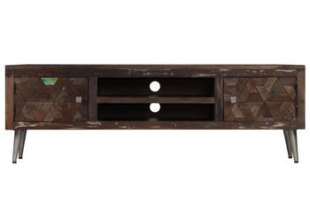 Szafka pod TV z drewna odzyskanego 140 x 30 x 45 cm WM-245914