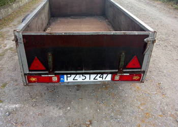 Przyczepka lekka 750kg zarejestrowana