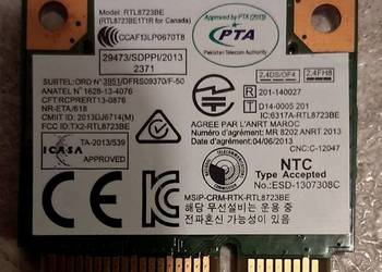 Laptop Asus 541U - Karta sieciowa RTL8723BE