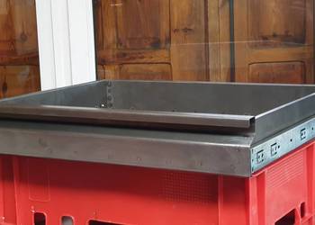 Szuflada metalowa surowa 600 x 503 x 100 - na wymiar