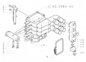New Holland T6010 Zawór sterujący 87311422
