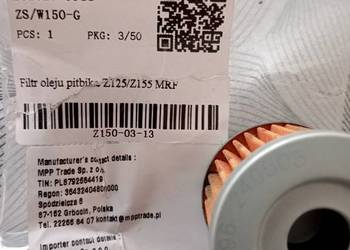 Filtr oleju kayo 155 cross