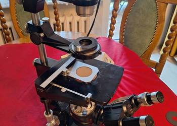 Mikroskop PZO. Odwrócony.