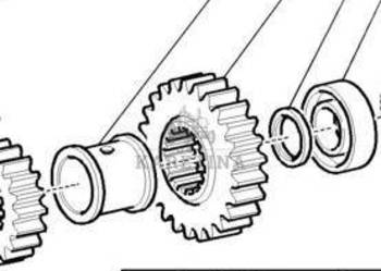 New Holland T7 T6050 T6070 TM165 TM155 TM150 TM140 TM145 TM180 Koło Zębate…