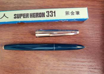 wieczne pióro chińskie vintage super heron 331 pozłacane kolekcjonerski