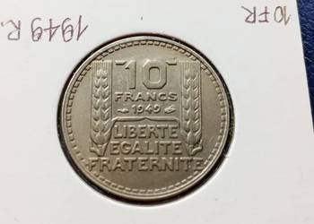 Stare monety 10 frank 1949 Francja
